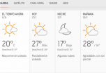 Clima Nacional enero 17, Viernes