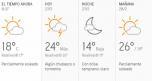 Clima Nacional Febrero 27, jueves