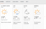 Clima Nacional Marzo 09, Lunes