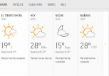 Clima Nacional Mayo 19, martes