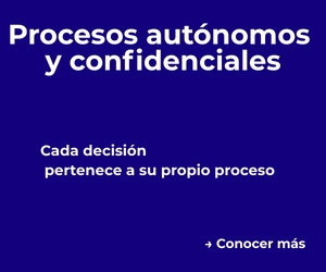 Proceso autónomo y confidencial