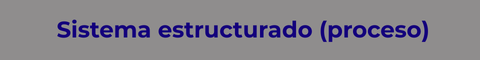 Sistema estructurado (proceso)